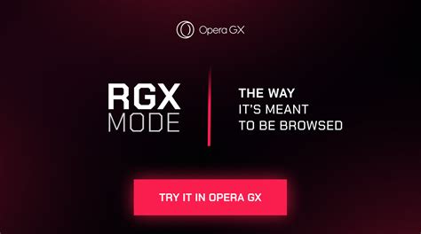 what is rgx opera gx|Demystifying Opera GX‘s RGX Graphical Enhancement